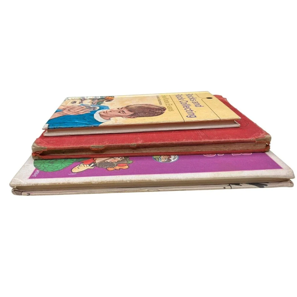 Vtg.  Lot of 3 Children’s Educational Books Reading Rocks Emotions Illustrations